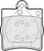 MERCE 24207420 Brake Pad Set, disc brake